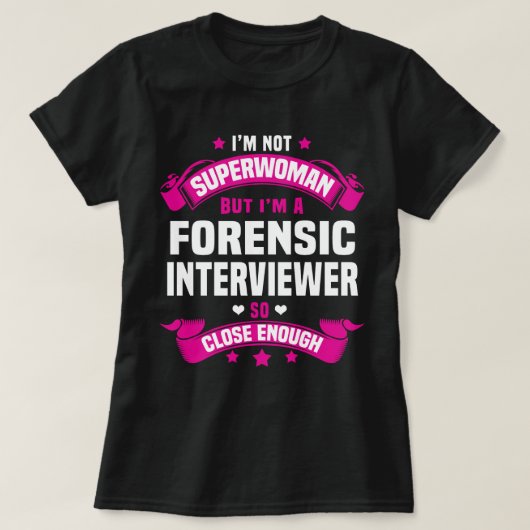 Forensic Interviewer T-Shirt (Design vorne)