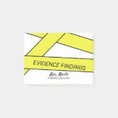 Forensic Labrador Class Script Name Postit Notes Post-it Klebezettel (Vorderseite)