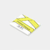 Forensic Labrador Class Script Name Postit Notes Post-it Klebezettel (angewinkelt)