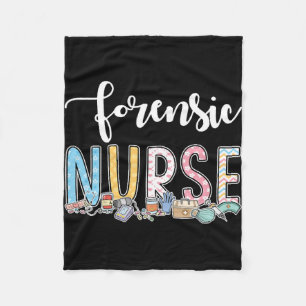 Forensic Nurse Gift Idea Fleecedecke