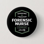 Forensic Nurse Logo Geschenkideen Button (Vorderseite)