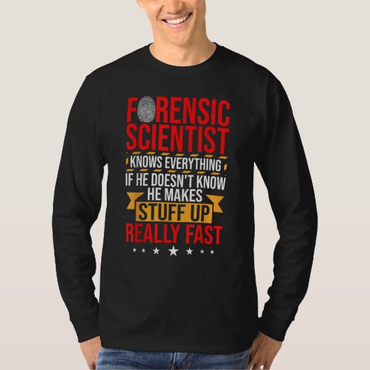 Forensic Psychology Forensic Detective Forensic Sc T-Shirt (Vorderseite)