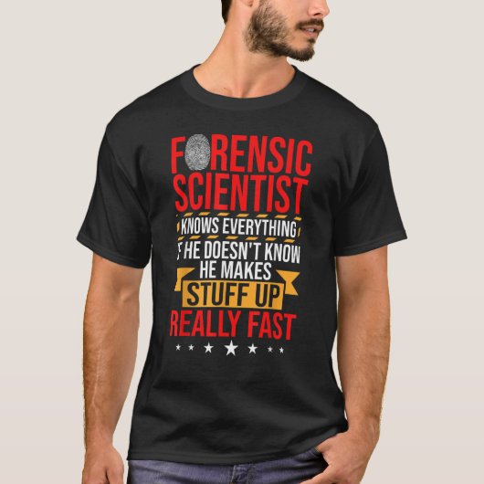 Forensic Psychology Forensic Detective Forensic Sc T-Shirt (Vorderseite)