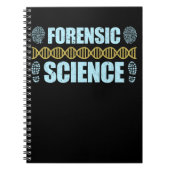 Forensic Science Criminology Detective DNA Notizblock (Vorderseite)