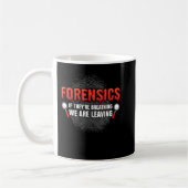 Forensic Science Funny Crime Scene Evidence DNA Cr Kaffeetasse (Links)