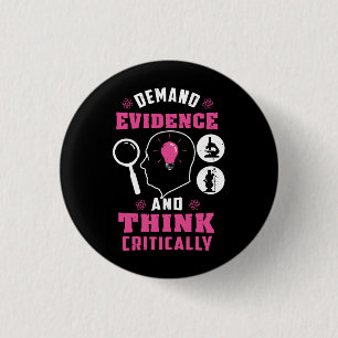 Forensic Science Investigation Science Geek Button