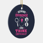 Forensic Science Investigation Science Geek Keramik Ornament (Rechts)
