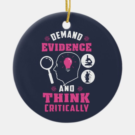 Forensic Science Investigation Science Geek Keramik Ornament (Vorne)