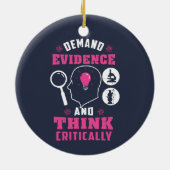 Forensic Science Investigation Science Geek Keramik Ornament (Hinten)