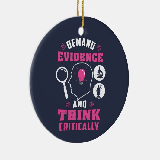 Forensic Science Investigation Science Geek Keramik Ornament (Rechts)