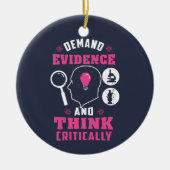 Forensic Science Investigation Science Geek Keramik Ornament (Vorne)