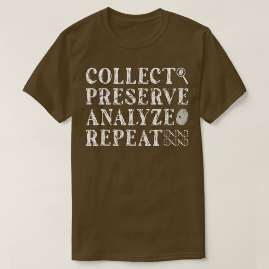 Forensic Science Investigator Coroner Forensic Sci T-Shirt (Design vorne)