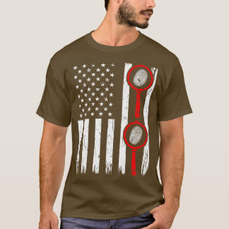 Forensic Science USA Flag Forensic Scientist T-Shirt