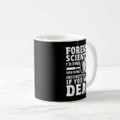 Forensic Scientist Crime Scene Funny Forensics Sci Kaffeetasse (VorderseiteRechts)