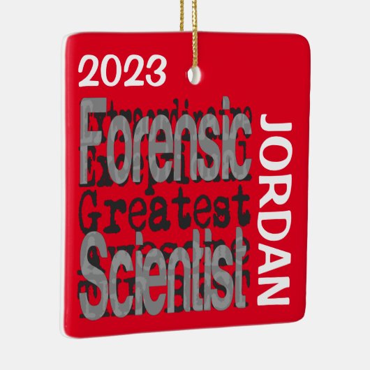 Forensic Scientist Extraordinaire CUSTOM Keramikornament (Rechts)
