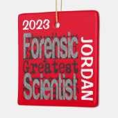Forensic Scientist Extraordinaire CUSTOM Keramikornament (Links)