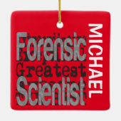 Forensic Scientist Extraordinaire CUSTOM Keramikornament (Rückseite)