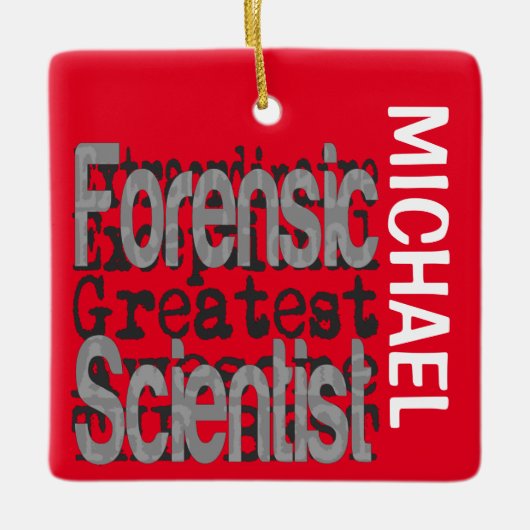 Forensic Scientist Extraordinaire CUSTOM Keramikornament (Vorderseite)