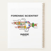 Forensic Scientist Inside DNA Replication Spaß Planer (Rückseite)