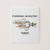 Forensic Scientist Inside (DNA-Replikation) Puzzle (Vertikal)