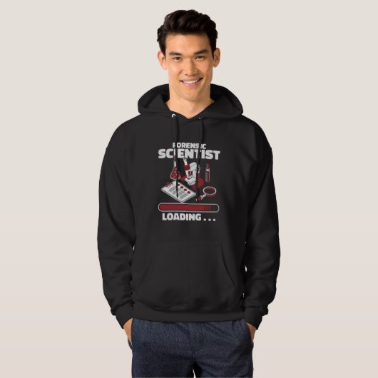 Forensic Scientist Loading Psychology Forensic Sci Hoodie (Vorne ganz)