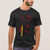 Forensic Scientist US Flag Forensic Science_1 T-Shirt (Vorderseite)