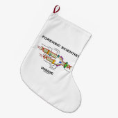 Forensic Scientists Inside DNA Replication Spaß Großer Weihnachtsstrumpf (Vorderansicht (hängend))