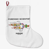 Forensic Scientists Inside DNA Replication Spaß Großer Weihnachtsstrumpf (Vorderseite)