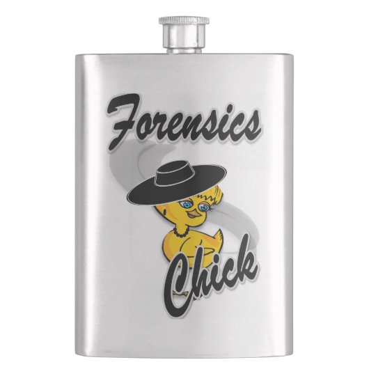 Forensics Chick #4 Flachmann (Vorderseite)