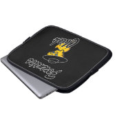 Forensics Chick #4 Laptopschutzhülle (Vorne Knopf)