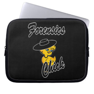 Forensics Chick #4 Laptopschutzhülle