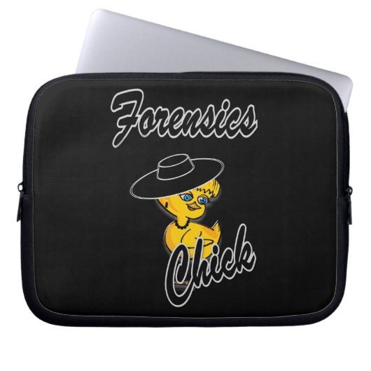 Forensics Chick #4 Laptopschutzhülle (Vorderseite)