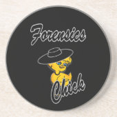 Forensics Chick #4 Untersetzer (Vorne)