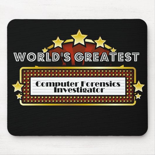 Forensics-Forscher der Welt bestster der Computer Mousepad (Vorne)