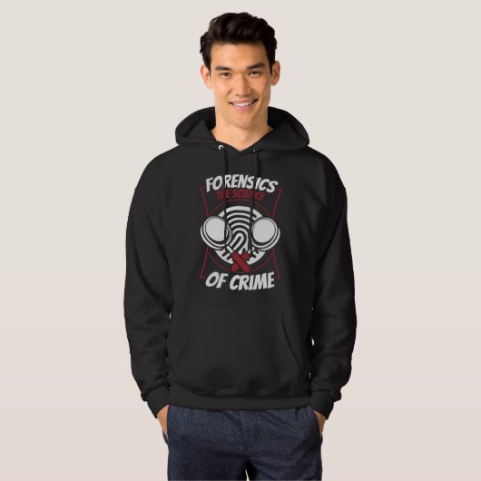 Forensics The Science Of Crime Science Forensic Sc Hoodie (Vorne ganz)