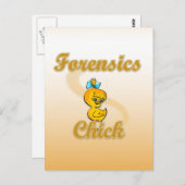 Forensik Chic Postkarte (Vorne/Hinten)