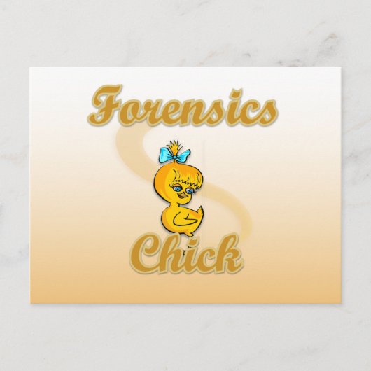 Forensik Chic Postkarte (Vorderseite)