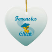 Forensik Chick #3 Keramik Ornament (Vorne)
