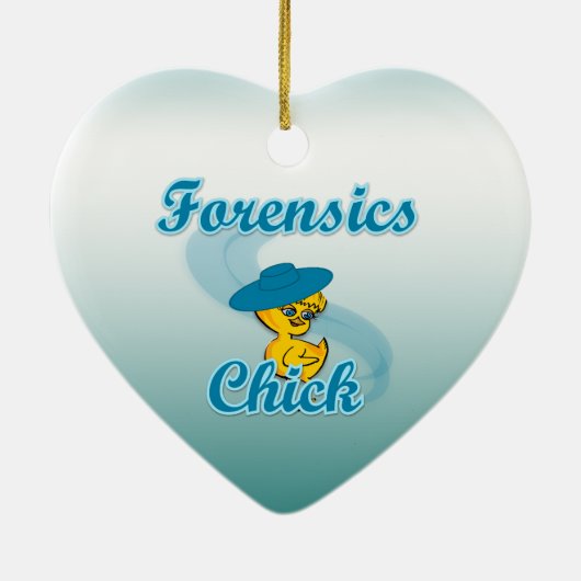 Forensik Chick #3 Keramik Ornament (Hinten)