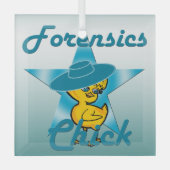 Forensik Chick #7 Ornament Aus Glas (Vorderseite)