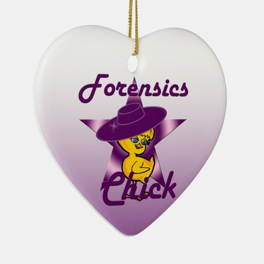 Forensik Chick #9 Keramik Ornament (Rechts)
