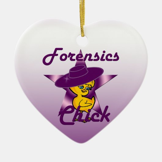 Forensik Chick #9 Keramik Ornament (Vorne)