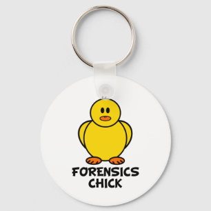 Forensik Chick Schlüsselanhänger