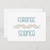 Forensik Postkarte (Vorne/Hinten)