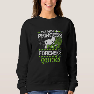 Forensik Science Teacher Crime Investigator Girl Sweatshirt