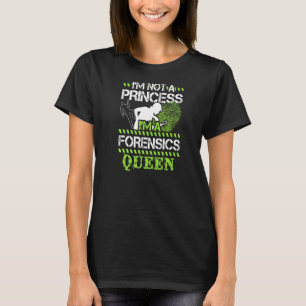 Forensik Science Teacher Crime Investigator Girl T-Shirt