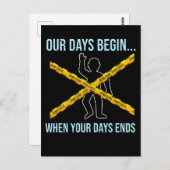 Forensik-Wissenschaftler Postkarte (Vorne/Hinten)