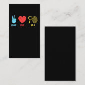 Forensiker der forensischen Wissenschaftskriminolo Visitenkarte (Vorne/Hinten)