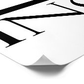 forensisch eingeklemmt poster (Ecke)