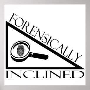forensisch eingeklemmt poster